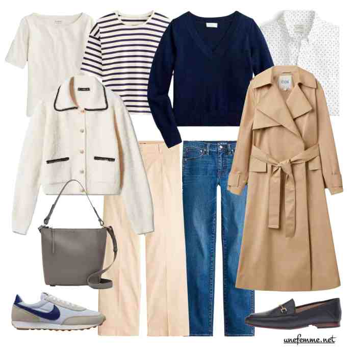 French dressing style clothing