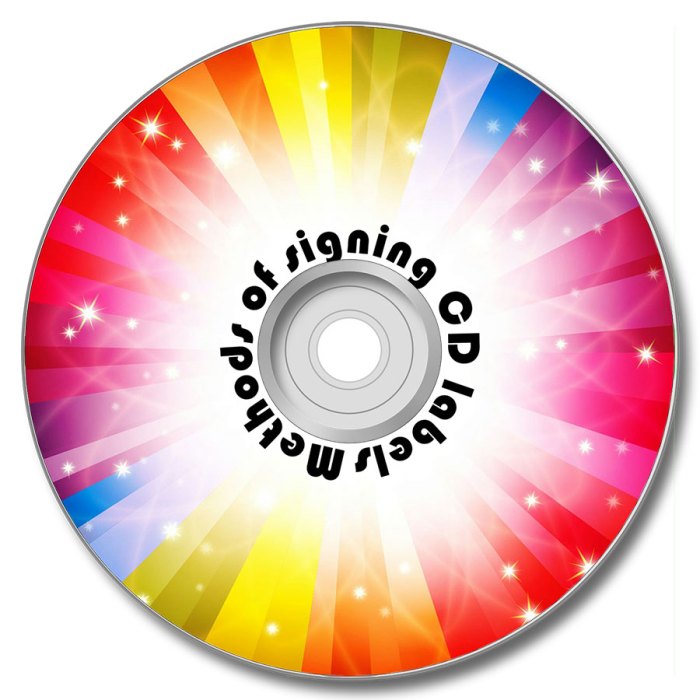 Contoh desain cd label